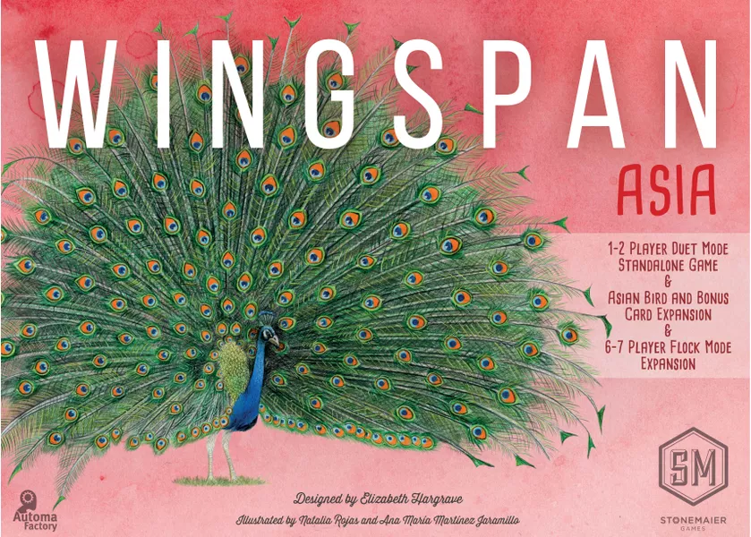 Box cover art for Wingspan Asia