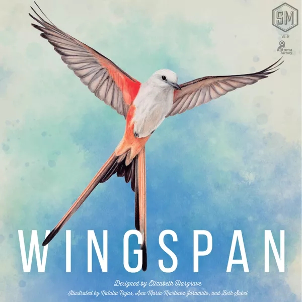 Cover art for Wingspan board game